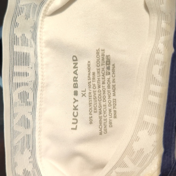 LUCKY BRAND🍀 3 super soft undies size XL NWT - Picture 3 of 8
